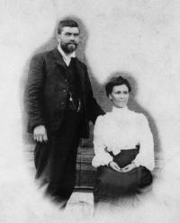 Maurice Quennelle et sa première épouse